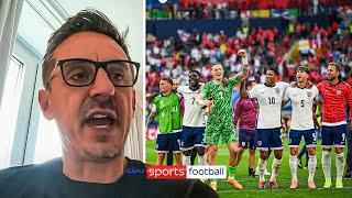 "Unspectacular... but getting through!" | Gary Neville reacts to England's QF win over Switzerland