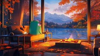 Cozy Autumn Lake  Fall Lofi 2023  Autumn Lofi Vibes To Make You Feel The Scent Of The Autumn