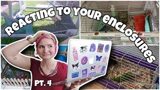 reacting to my subs BAD guinea pig cages | pt. 4 |