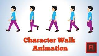 Character Walk  Animation in Flash