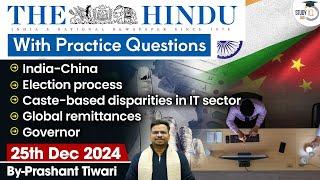 The Hindu Analysis | 25th December 2024 | The Hindu NewsPaper Today With Practice Questions