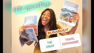 When #Busabout announce the launch of The Great #TravelExperiment!!