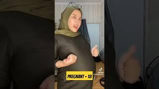 Bumil Hijab Montok - 18 #shortsfeed #bumil #pregnancy