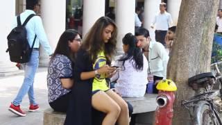 Hot Indian Girl sitting on stranger's lap PRANK