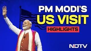 PM Modi America Visit | PM Modi US Visit Highlights In Under 90 Seconds