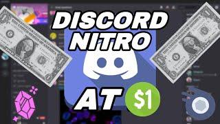 HOW TO GET DISCORD NITRO FOR 1$?!!!