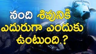 నంది శివునికి  ఎదురుగా ఎందుకు ఉంటుంది? || why Nandiswara in front of the Shiva Statue ?