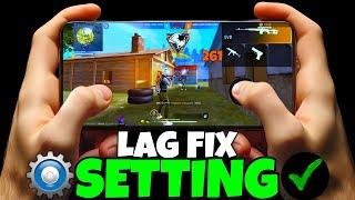 Best Lag Fix Setting in Free Fire 2024 