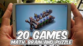 Top 20 Best Games for Android & iOS Math, Brain and Logic edition 2020 May