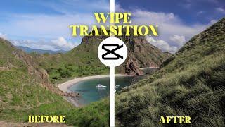 Cara membuat Wipe Transisi - Before After || CapCut Tutorial