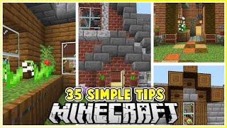 35 Simple Tips to Improve your Minecraft Builds!