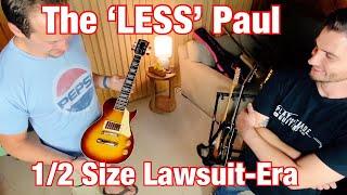 1975 'LESS' Paul Lawsuit era half-size Les Paul (Gibson Knockoff). MIJ Bradley Teeny Tiny LP 