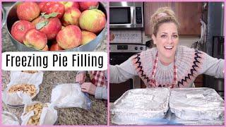 How To Make Freezable Make Ahead Apple Crisp & Apple Pie Filling