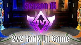 Season 15 Champion 4 2v2 Rank Up Game | No Commentary Gameplay Rocket League Sideswipe