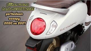 pilihan warna honda scoopy 2021 serta perbedaan scoopy 2020 vs 2021