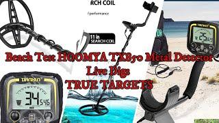 HOOMYA TX850 G2 clone Metal Detector. Beach Metal Detecting LIVE DIGS TRUE Signals EPIC Results.