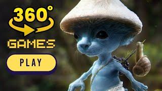 Smurf Cat | 360° Video - Hide and Seek Smurf Cat Roblox