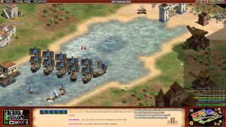 Aoe2 HD: 3v5 City of Lakes (Italians)