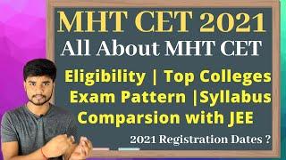 MHT CET 2021 -  What is MHTCET| Eligibility | Exam Pattern | Registration Dates?