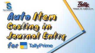 Auto Item Costing in Tally Prime: Step-by-Step Guide | Avoid item Costing Errors