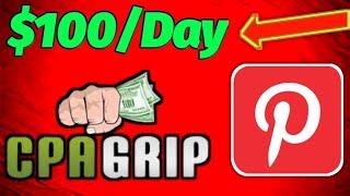 How To Make $100/Day Cpagrip On Pinterest | FREE TRAFFIC Method