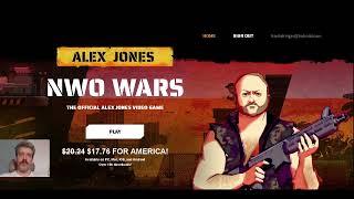 Alex Jones NWO WARS The Official Alex Jones Video Game First impressions gameplay Level 1