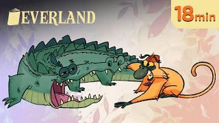 The Monkey  And The Crocodile  Story & More Moral Stories For Kids 