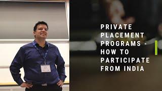 Private Placement Program (ppp) trade from India
