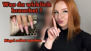 Alles was du brauchst um dir Gel Nägel zu machen  || Cherry Nails 