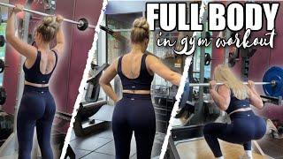 FULL BODY WORKOUT | working on my upper and lower body strength