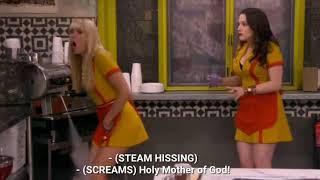 2 Broke Girls-'Steaming' scene (Eng sub)