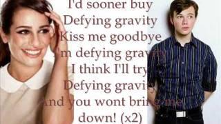 Defying Gravity Glee Lyrics