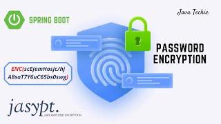 Spring Boot Password Encryption for Application using Jasypt | JavaTechie