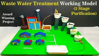 waste water treatment (purification/filter) working model for science exhibition - diy.| howtofunda