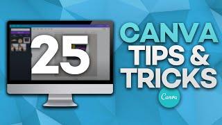 25 Canva TIPS AND TRICKS You Wish You Knew Earlier! (Canva Tutorial for Beginners)