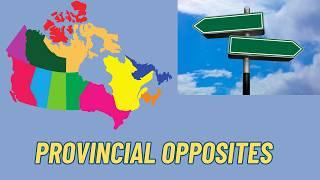 Canadian Provinces Most Different From One Another