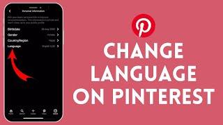 How to Change Language on Pinterest (2024) | Edit Language on Pinterest