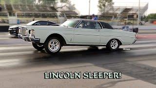 '69 LINCOLN MARK III SLEEPER WAKES UP '18 CHEVY SS 1LE CAMARO! VINTAGE VS MODERN! BYRON DRAGWAY!