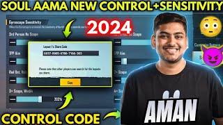 UPDATE 3.1 SOUL AMAN NEW BEST SENSITIVITY + CODE AND BASIC SETTING CONTROL PUBG MOBILE