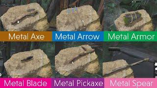 GREEN HELL CRAFTING GUIDE (2021) - METAL AXE, METAL SPEAR, METAL BLADE, METAL ARMOR, METAL ARROW