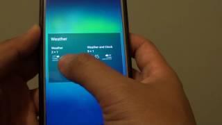 Samsung Galaxy S7: How to Add a Weather Widget to Home Screen