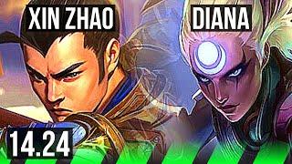 XIN ZHAO vs DIANA (JGL) | KR Master | 14.24