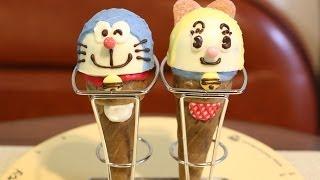 glico GiantCaplicoDecoration Doraemon & Dorami (edible chocolate DIY Candy)