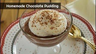 How to Make Chocolate Pudding ~ Homemade Creamy Chocolate Pudding Recipe ~ Amy Learns to Cook