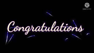 Congratulations Wishes Greetings Whatsapp Status Video || Congrats Status Video 2024