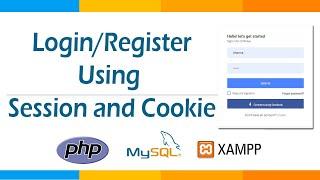 PHP MySQL Login/Register | Use of Session, Cookie | How to make admin panel for website