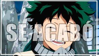 EL FINAL DE BOKU NO HERO ACADEMIA... SE SIENTE RARO