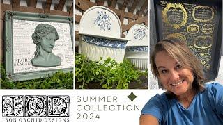 IOD Summer Collection Reveal with Thrift store makeovers/Iron Orchid Designs Summer Collection