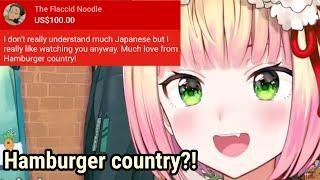 Nene meets a guy from hamburger country