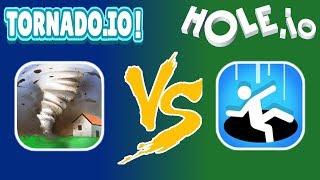 Hole.io vs. Tornado.io | Which Is The Better Game? | Part 2